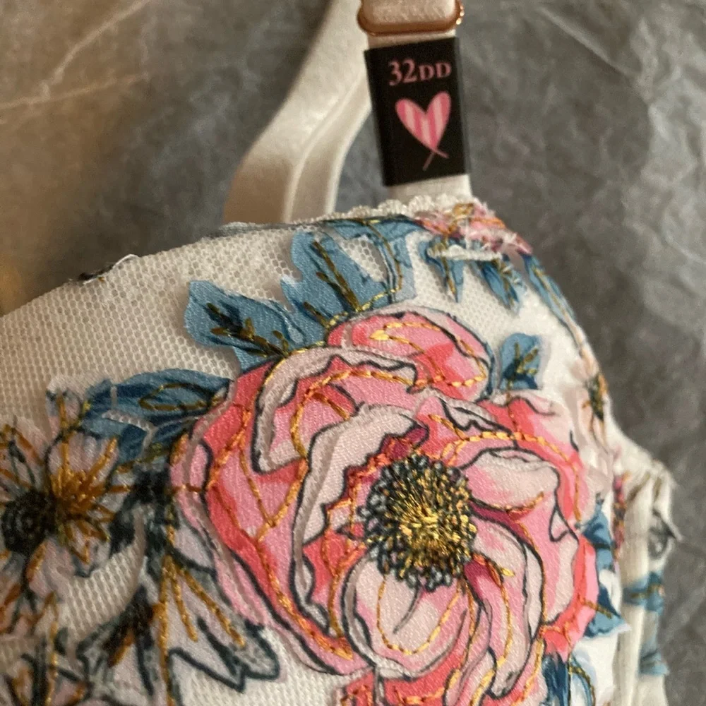 Victoria’s Secret Dream Angels Floral Demi Bra and Cheekini Panty Set NWT - Picture 5 of 14